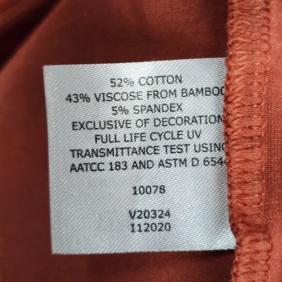 Coolibar  sz L Sonora performance pullover  1/4 zip brown sun protection - Picture 5 of 10